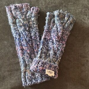 UGG Australia Multicolor Knit Fingerless Gloves